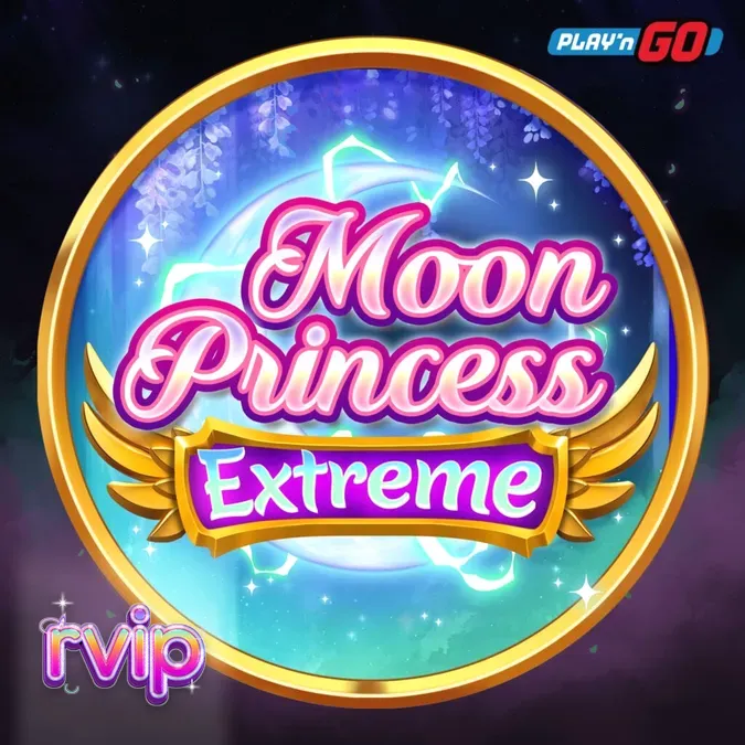 Tampilan visual grid 5x5 dan karakter putri dalam slot Moon Princess Extreme